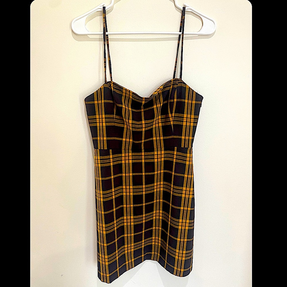 Plaid Mini Dress